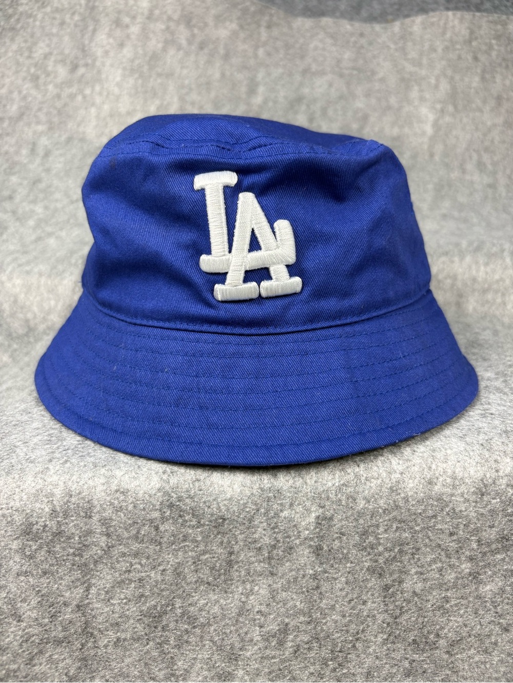 LA Dodgers Blue Bucket Hat Adult Unisex Embroidered 100% Cotton